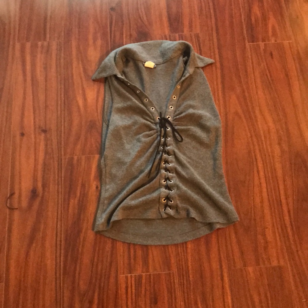 Lace up top